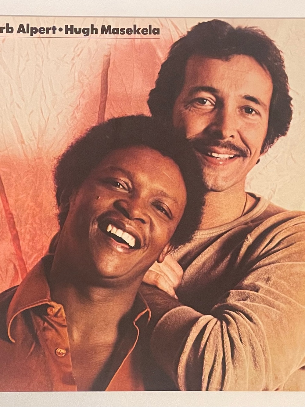 Herb Alpert & Hugh Masekela Vinyl 1978 Jazz A&M Records